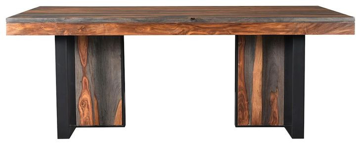 Summit Capri Sheesham 80" Rectangular Dining Table
