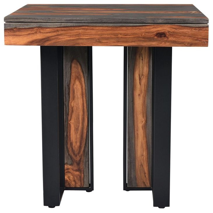 Summit Capri Sheesham Square End Table