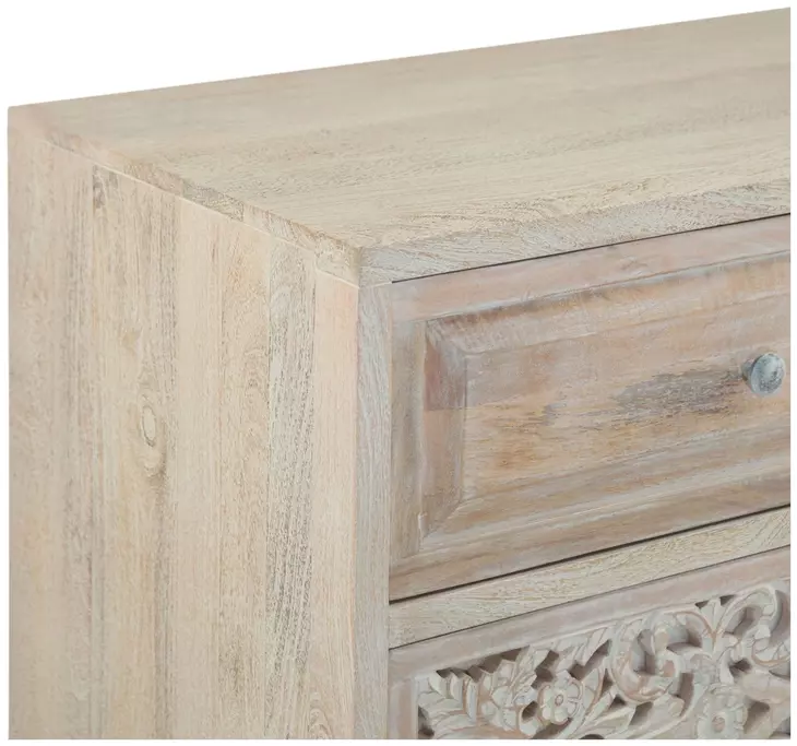 Haveli Heirloom White 7 Drawer Dresser