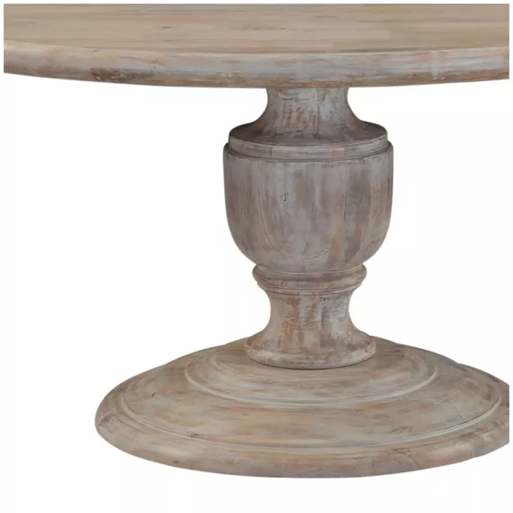 Haveli Heirloom White 60" Round Dining Table