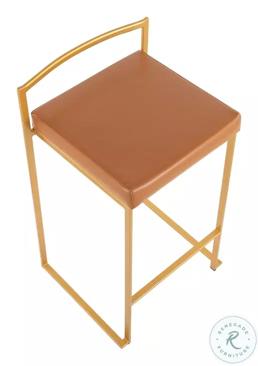 Stool Set Fuji Counter Stool Gold Lumisource Fuji High Back 26
