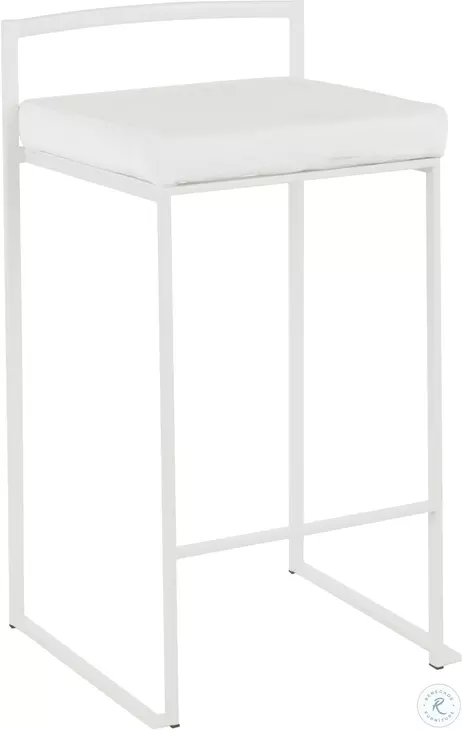 Fuji Dark Gray Stacker Counter Stool Set Of 2