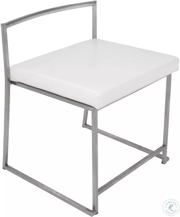 Fuji White Dining Chair Set of 2