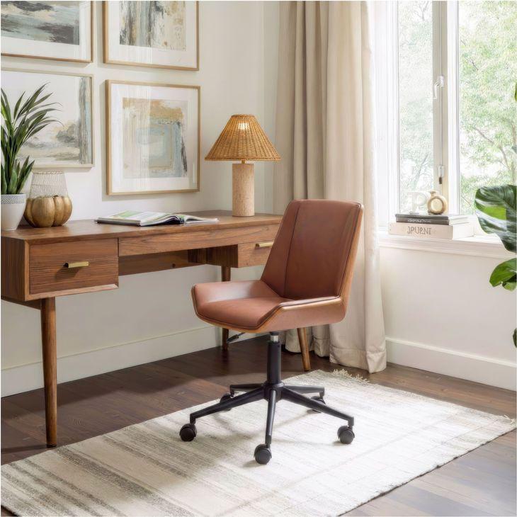 Maker Brown Adjustable Office Chair