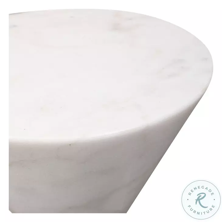 Brock Black and White End Table