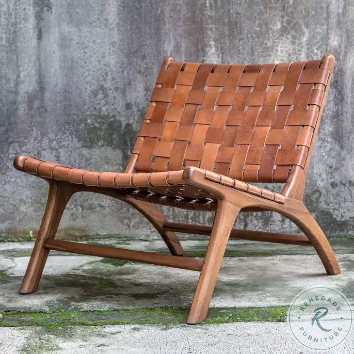 Odrin Cognac Accent Chair