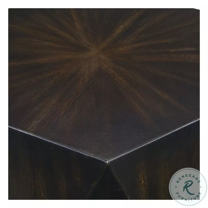 Ashford Worn Black Small Cocktail Table