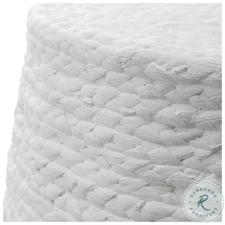 Gateway Fresh White Accent Stool