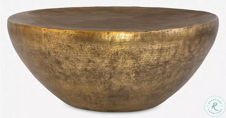 Opulent Antique Gold Coffee Table