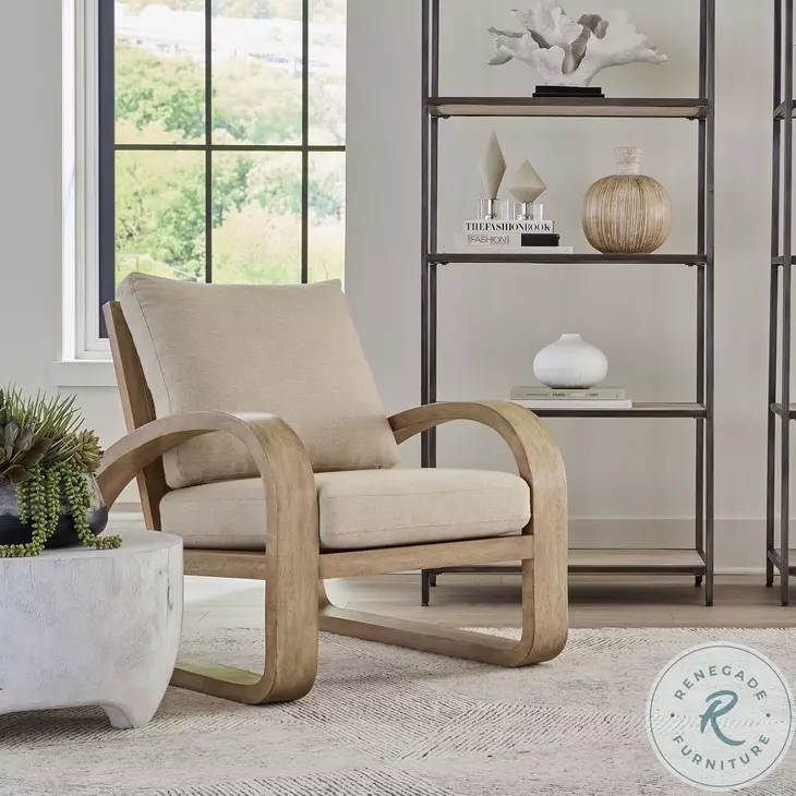 Barbora Airy Fawn Accent Chair
