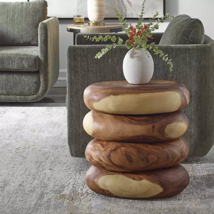 Alden Brown Oval End Table