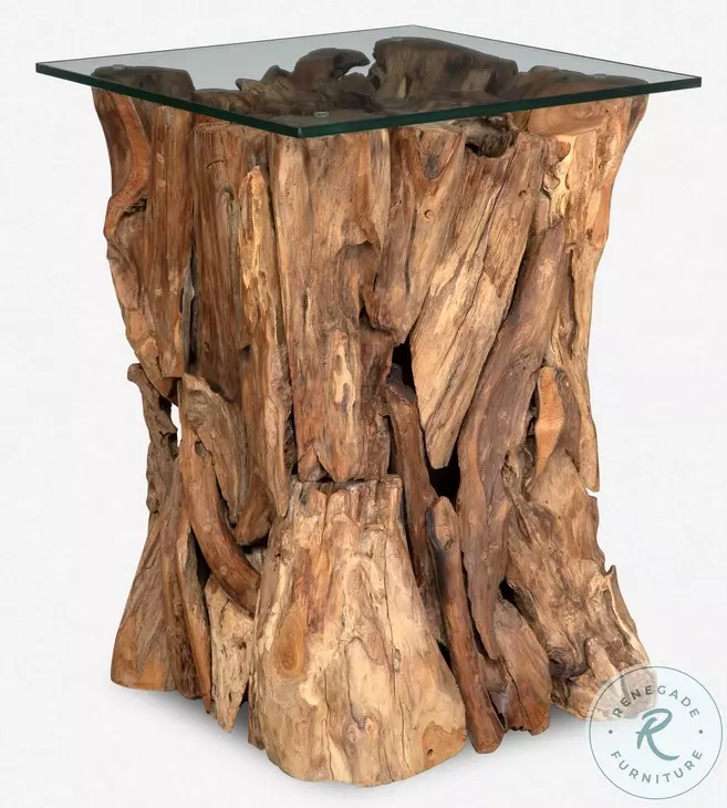 Rozella Natural Brown End Table