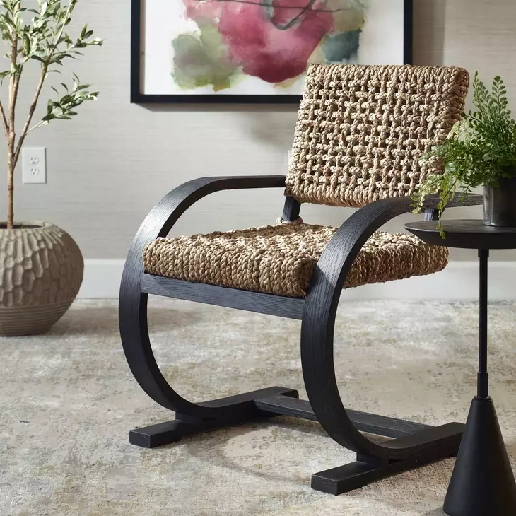 Belmont Black and Brown Dining Chair