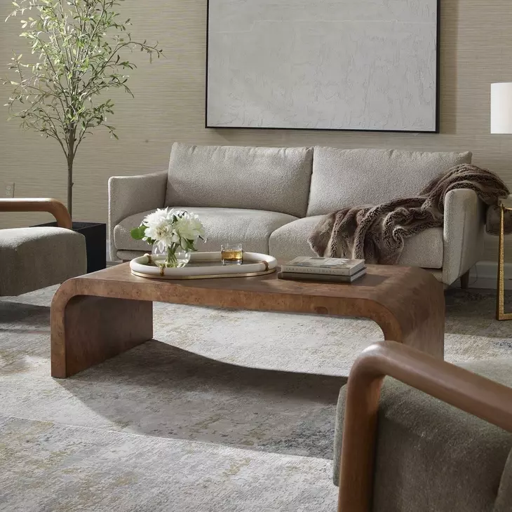 Grafton Brown Rectangular Coffee Table