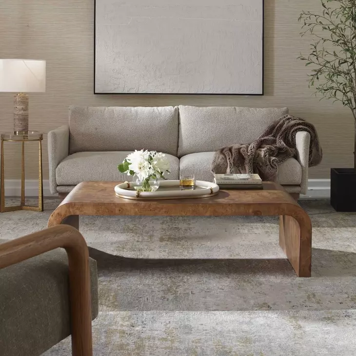 Grafton Brown Rectangular Coffee Table