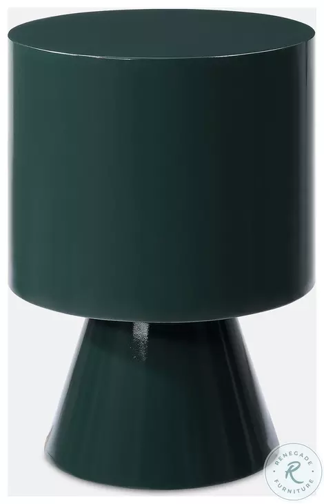 Denora Forest Green Accent Table