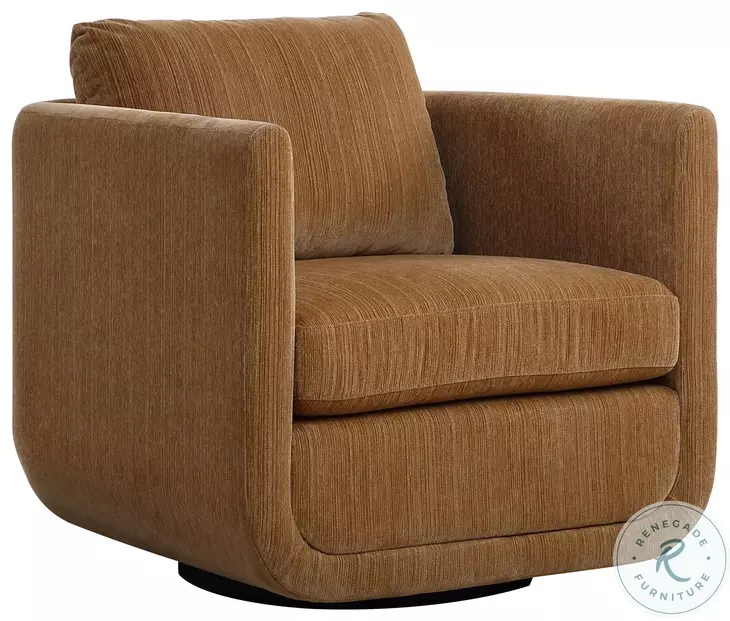 Abrielle Ginger Swivel Chair