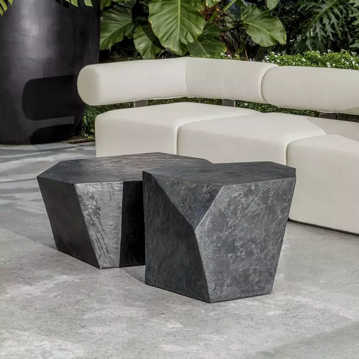 Parra Natural Slate Outdoor Free Form Coffee Table