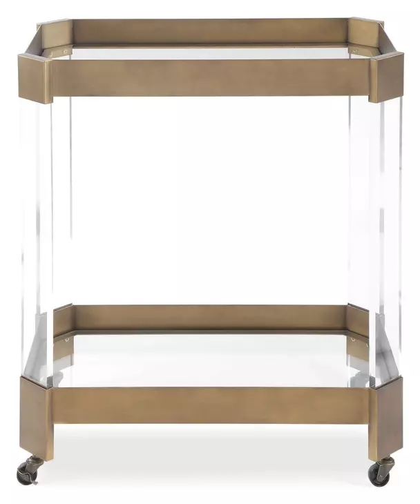 Giselle Bronze Bar Cart