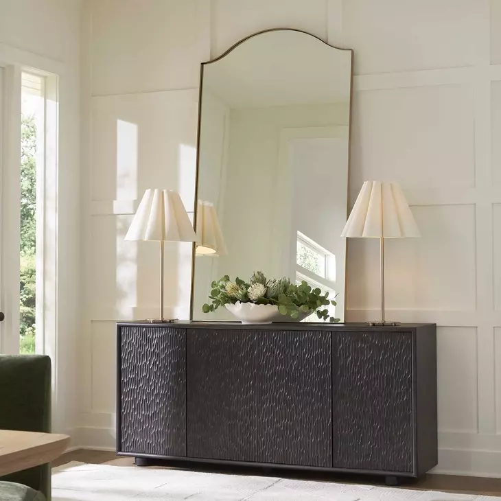 Stevenson Ebony 4 Door Accent Cabinet