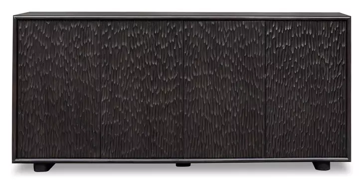 Stevenson Ebony 4 Door Accent Cabinet