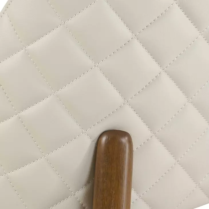 Arlington Rich Ecru Upholstered Counter Height Stool