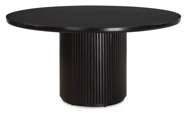 Fairmont Black 60" Round Dining Table