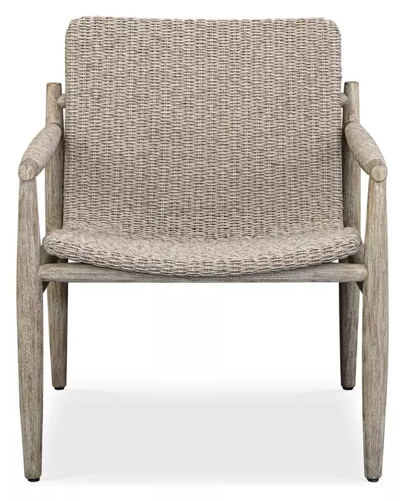Prescott Oatmeal and Cerused Wheat Outdoor Lounge Chair