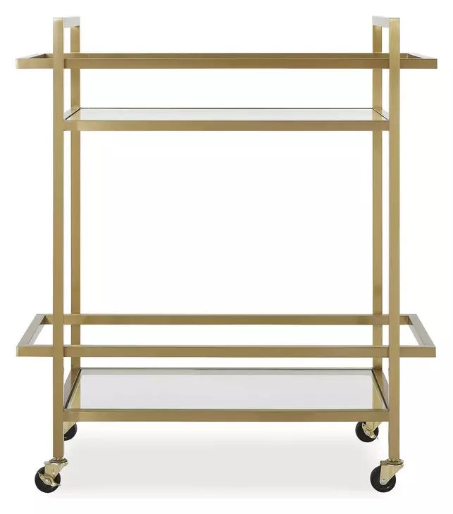 Erena Brass Bar Cart