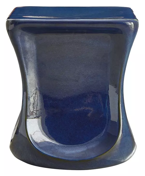 Kaz Deep Blue Outdoor Garden Stool