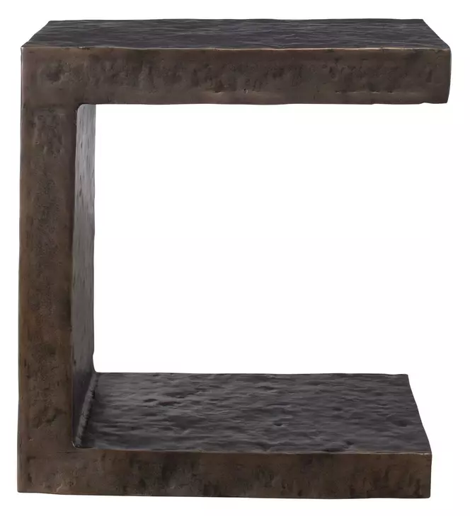 Oakley Dark Bronze Outdoor Rectangular Side Table