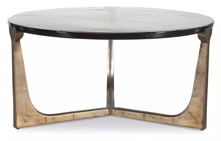 Riverton Antique Brass Outdoor Occasional Table Set