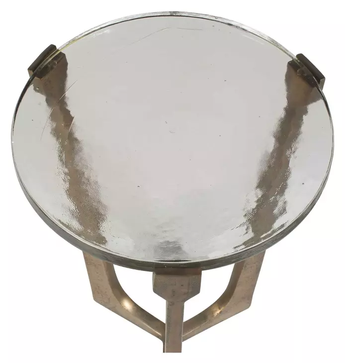 Riverton Antique Brass Outdoor Occasional Table Set