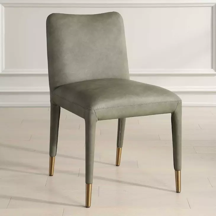 Oakley Pine Green Upholstered Dining Chair Set of 2