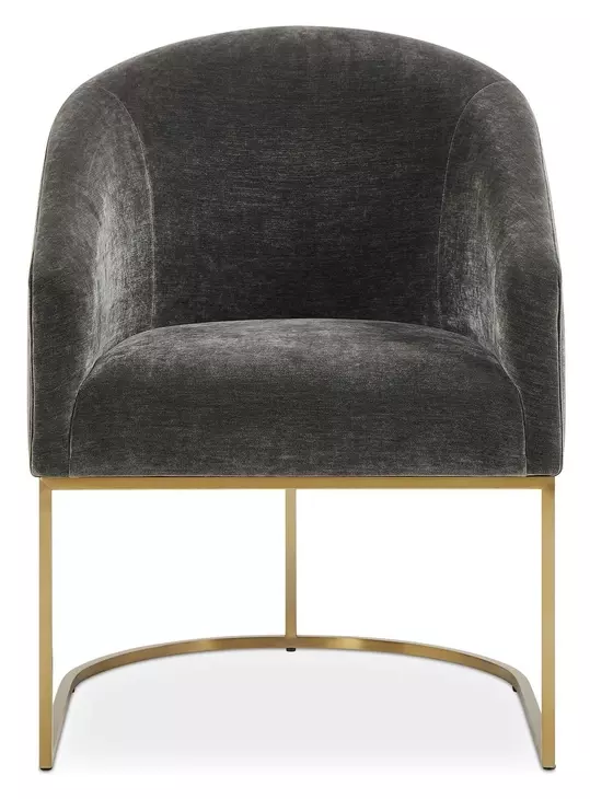 Somerset Charcoal Upholstered Dining Arm Chair