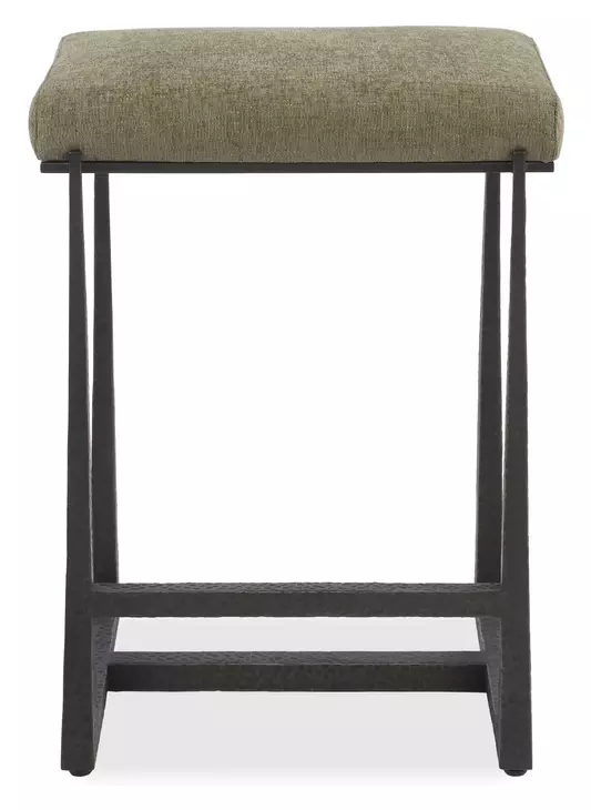 Midas Moss Upholstered Counter Height Stool