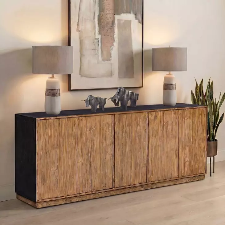 Fairmont Brown and Gray 90" TV Stand