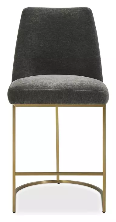 Somerset Charcoal Upholstered Counter Height Stool