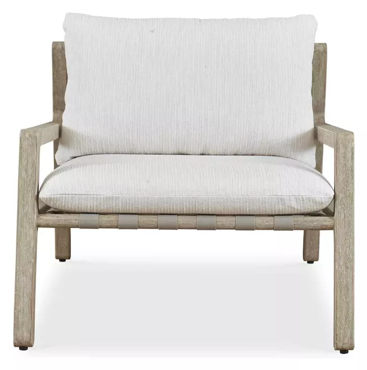 Kingsley Cream Upholstered Outdoor Lounge Chair Set of 2