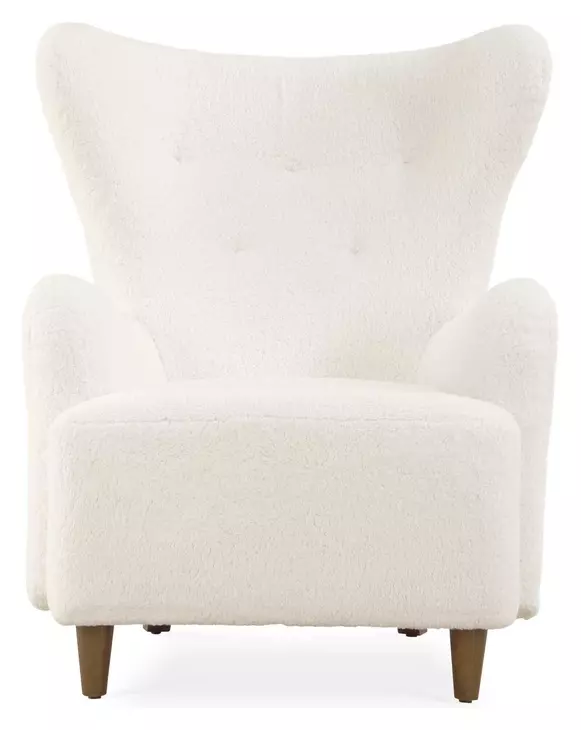 Oakley Soft White Upholstered Arm Chair
