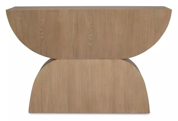 Alden Light Natural Rectangular Console Table