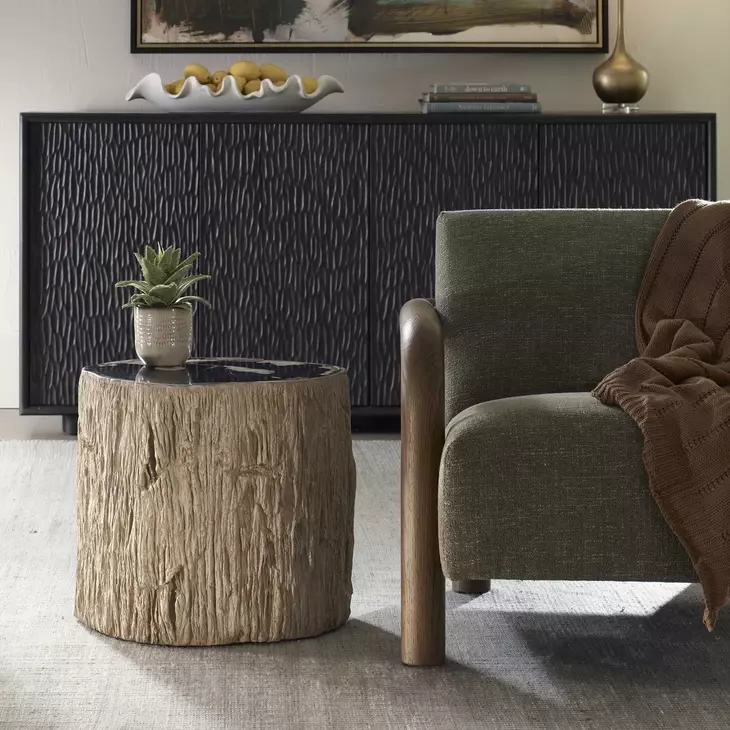 Somerset Brown and Black Free Form Accent Table