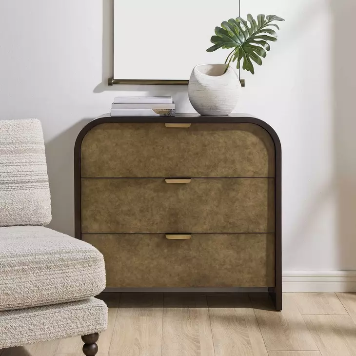 Carlisle Brown 3 Drawer Accent Chest
