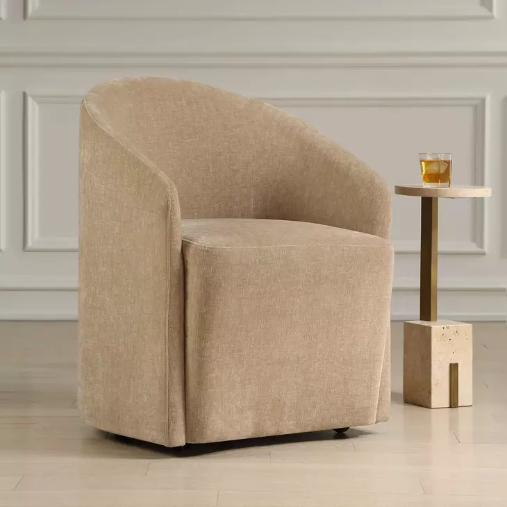 Carlisle Flax Upholstered Dining Chair