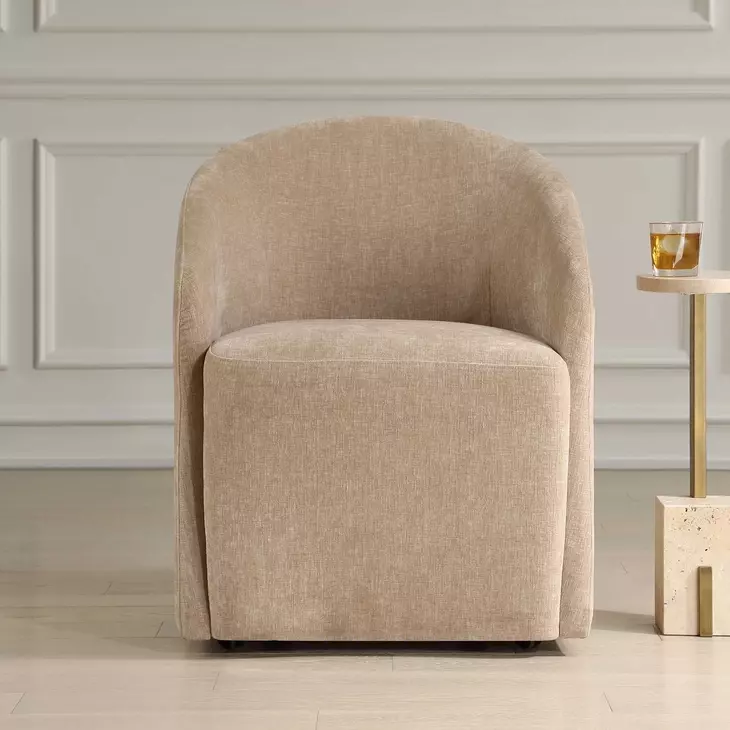 Carlisle Flax Upholstered Dining Chair
