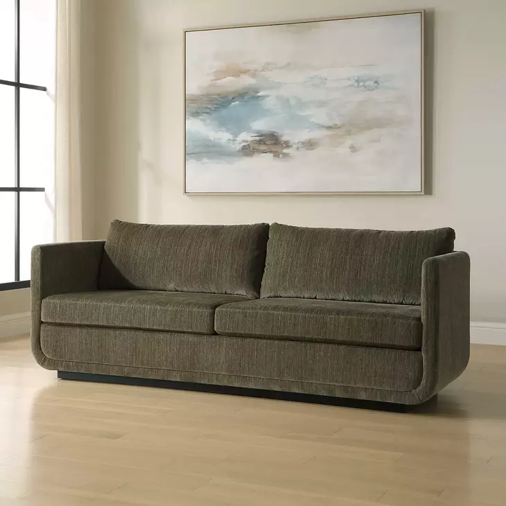 Abound Green 86" Sofa