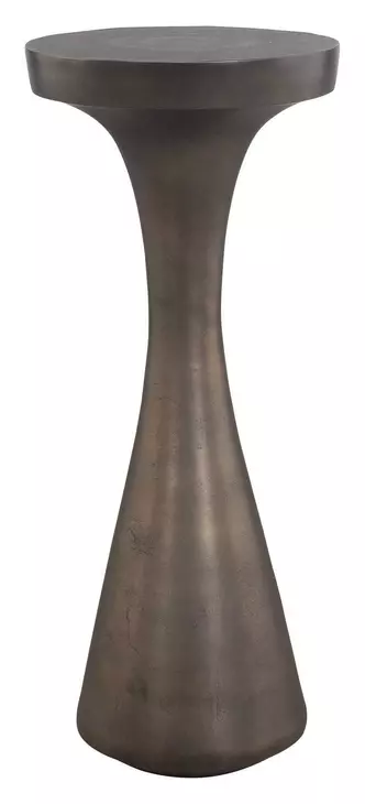 Langston Dark Bronze Outdoor Round Drink Table