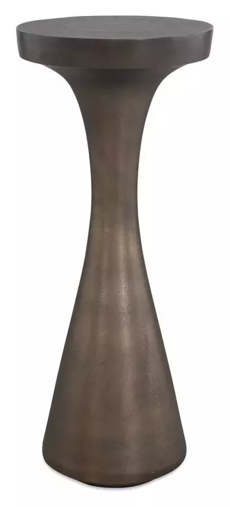 Langston Dark Bronze Outdoor Round Drink Table