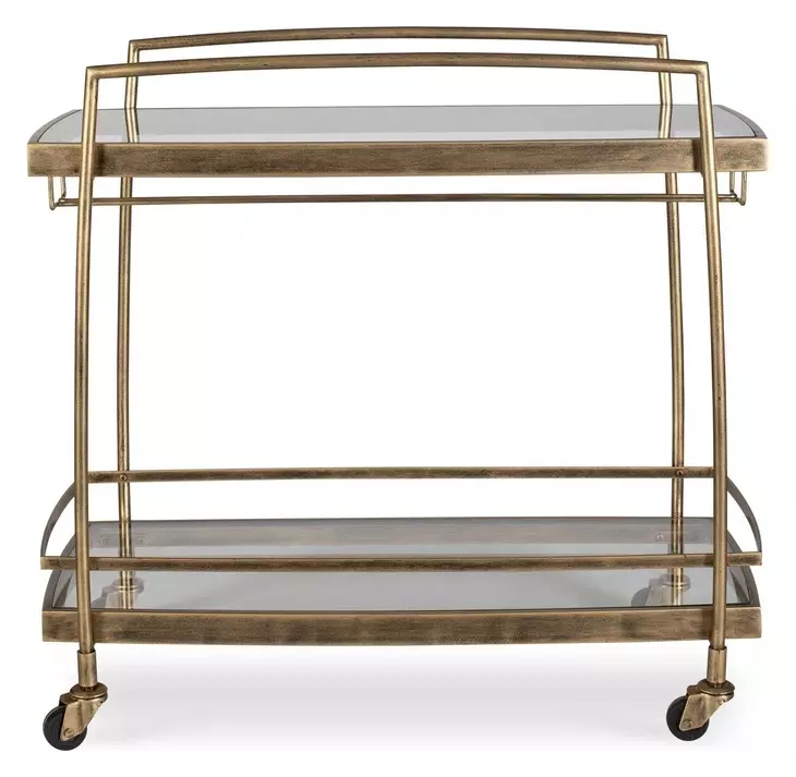 Grafton Antique Brass Bar Cart