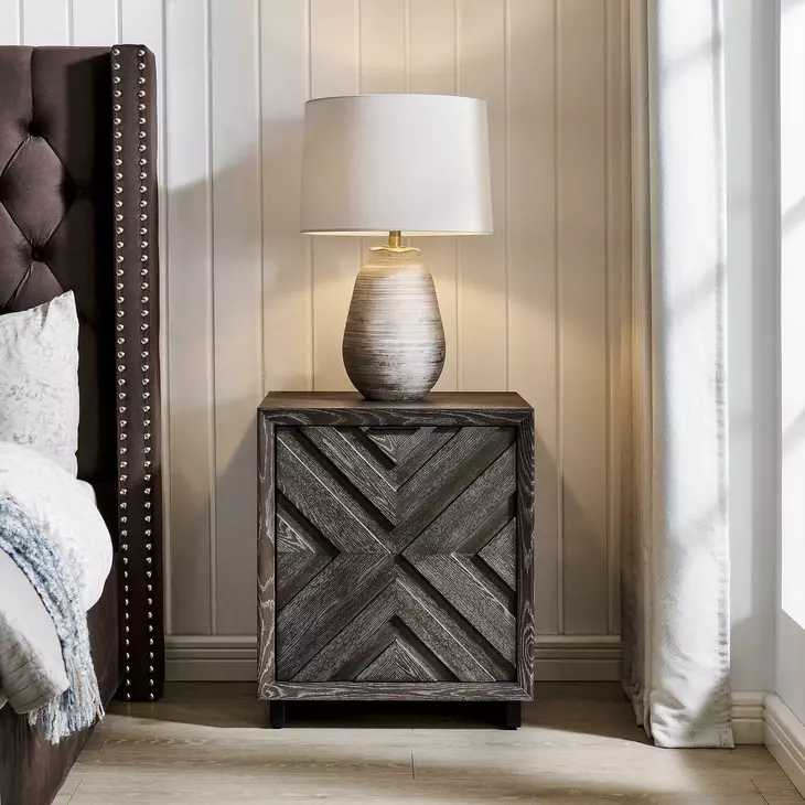 Oakley Dark Charcoal 1 Door Accent Cabinet